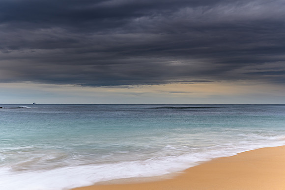 Blue and Gray Morning Seascape