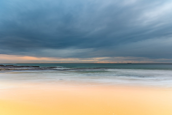 Winter Sky Morning Seascape