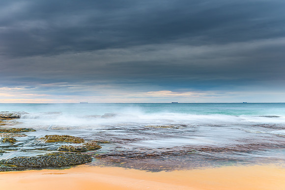 Overcast Morning Seascape