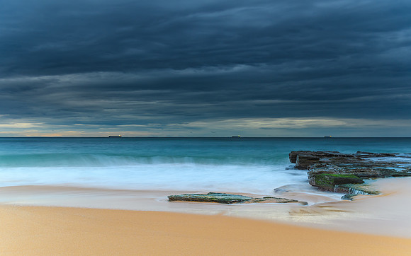 Overcast Morning Seascape