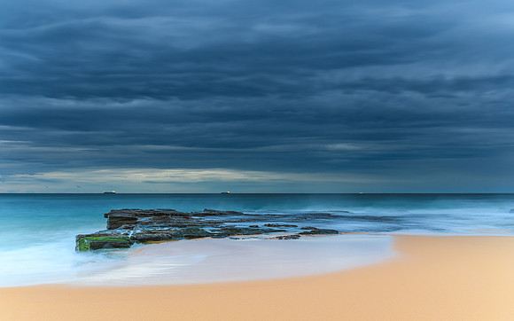 Overcast Morning Seascape