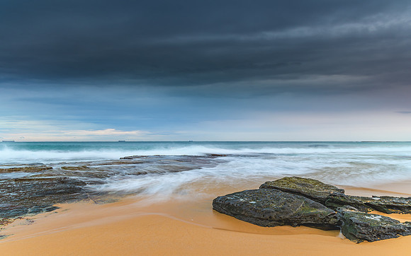 Overcast Morning Seascape