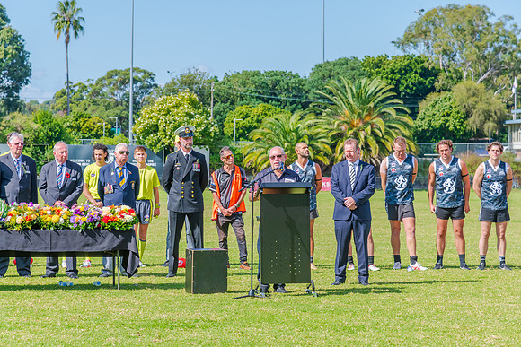 ANZAC Day Service at Picken Oval, Croyden Park - 25 April 2024