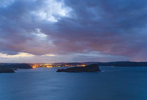 Sunrise Seascape with Clouds