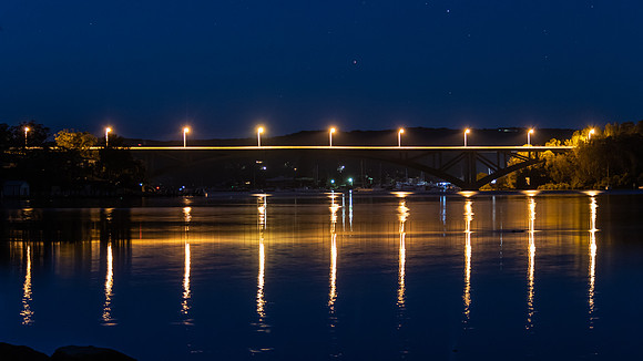 Golden Reflections - Bridge over the Bay