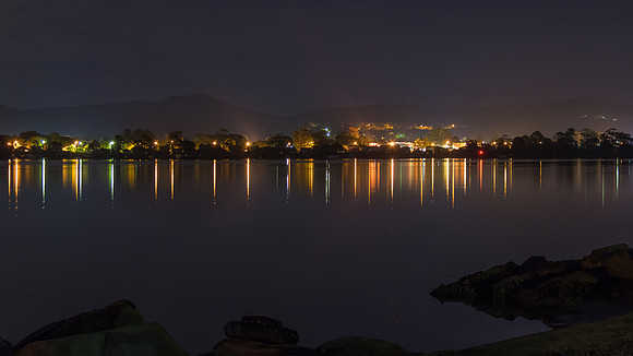 Reflections of Night on the Bay