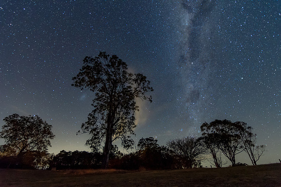 The Milky Way and Rural Landscape