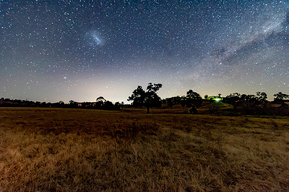 Milky Way and countryside