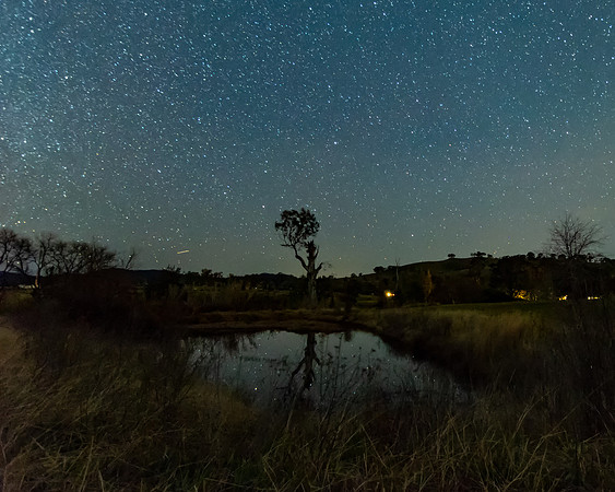 Nightscape and Dam Landscape