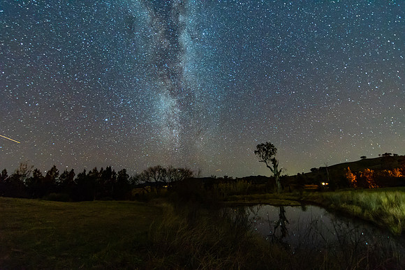 The Milky Way and Rural Landscape
