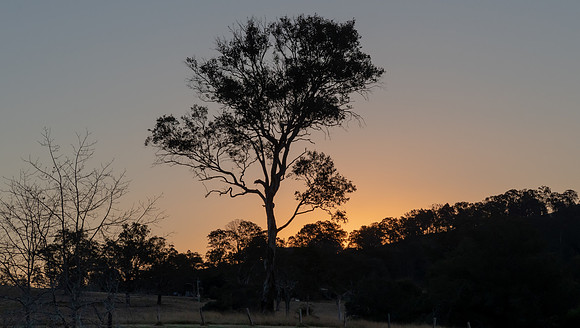 Sunset in the country