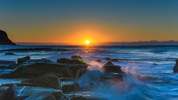 Sunrise and the Sea