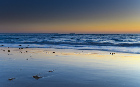 Clear Skies Sunrise Seascape
