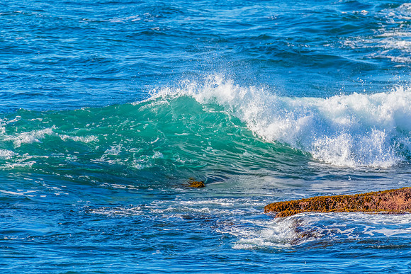 The blue sea