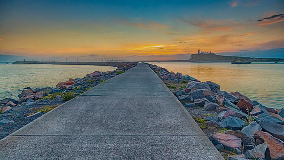 Shipwreck Walk Sunrise Seascape