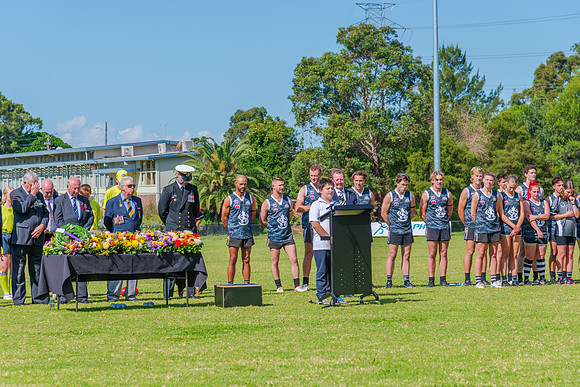 ANZAC Day Service at Picken Oval, Croyden Park - 25 April 2024