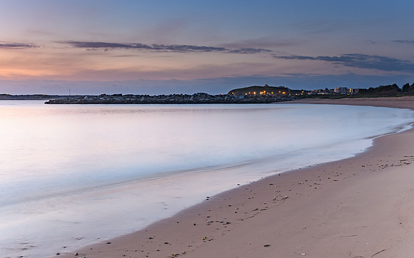 Shades of Purple Dawn Seascape