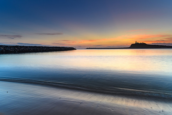 The Breakwalls Sunrise Seascape