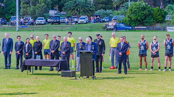 ANZAC Day Service at Picken Oval, Croyden Park - 25 April 2024