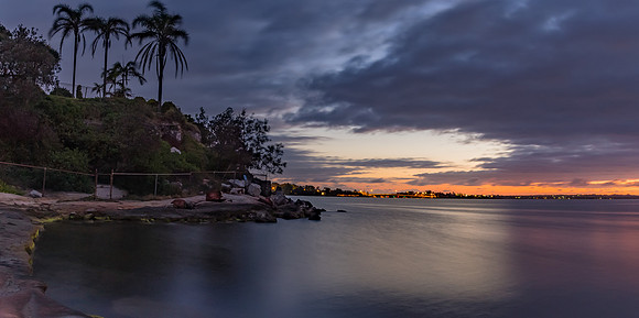 Lake Side Dawn Panorama