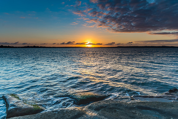 Start of a new day on the Lake