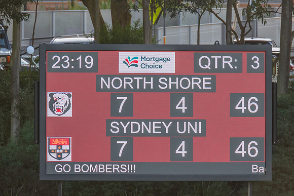 Rd 15 MPD - North Shore v Sydney Uni - 3 August 2024