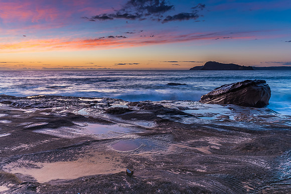 Textures and the Sea from Rock Platform