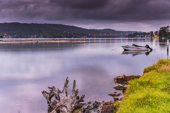 Early Morning Bay Waterscape