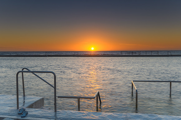 Newcastle Baths at Sunrise