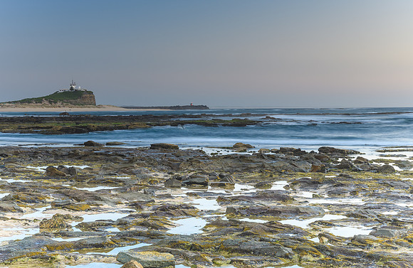 Nobbys Lighthouse Dawn Seascape