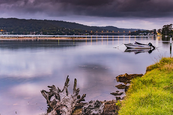 Early Morning Bay Waterscape