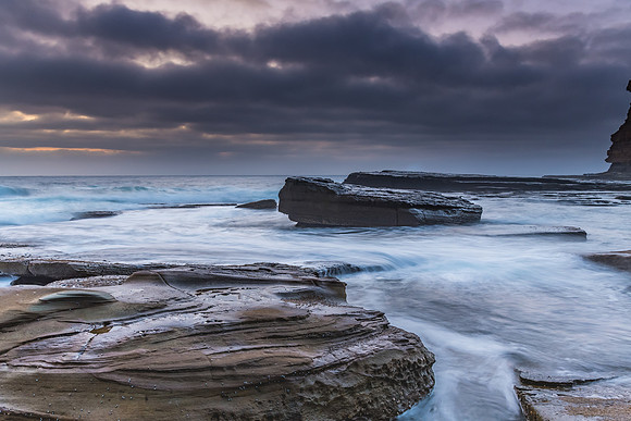 An Atmospheric Sunrise Seascape