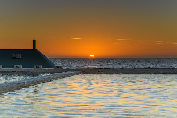 Newcastle Baths at Sunrise