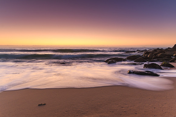 Purples and Orange - Shades of a Dawn Seascape