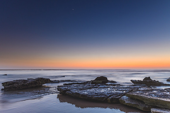 Dawn's Blush Seascape