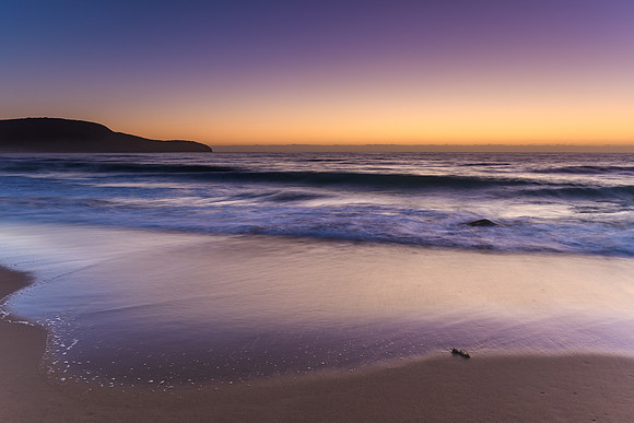 Purples and Orange - Shades of a Dawn Seascape