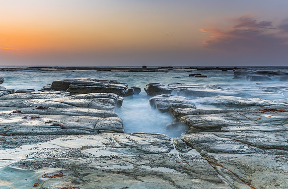 Coastal Sunrise and Rock Platform