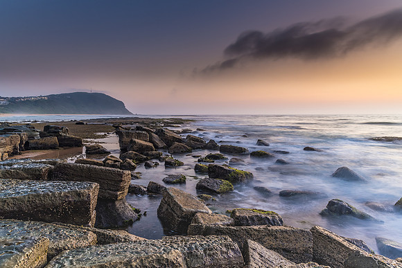 Rocky Sunrise Seascape