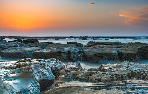 Rocky Coastal Sunrise