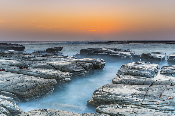 Rocky Coastal Sunrise