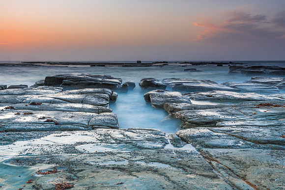 Coastal Sunrise and Rock Platform