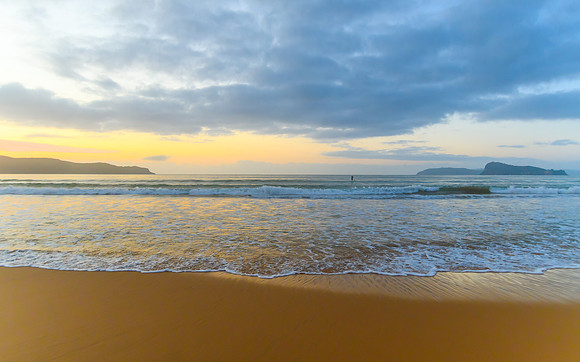 Sunrise Seascape at the Beach