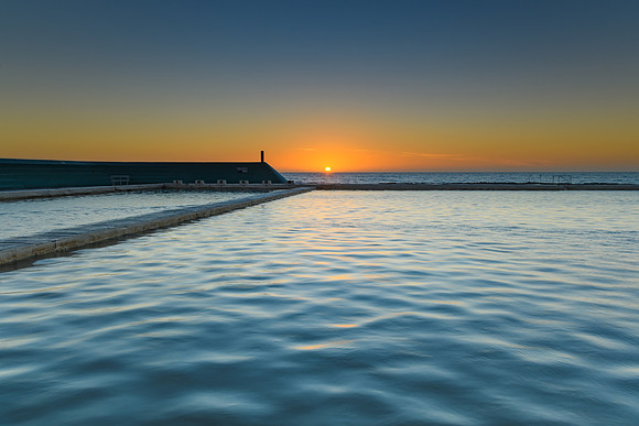 Newcastle Baths at Sunrise