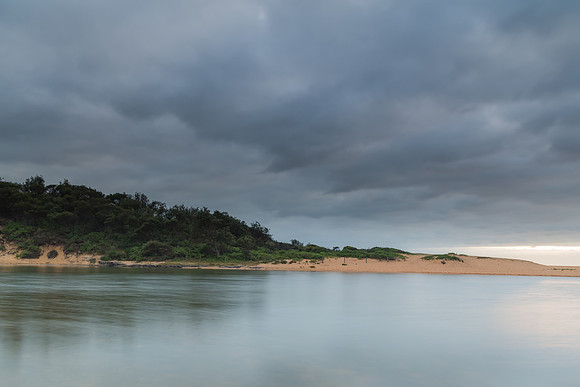 Overcast and Heavy Clouds - Dawn at the Lagoon