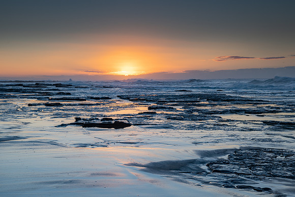 Clear Skies Sunrise Seascape