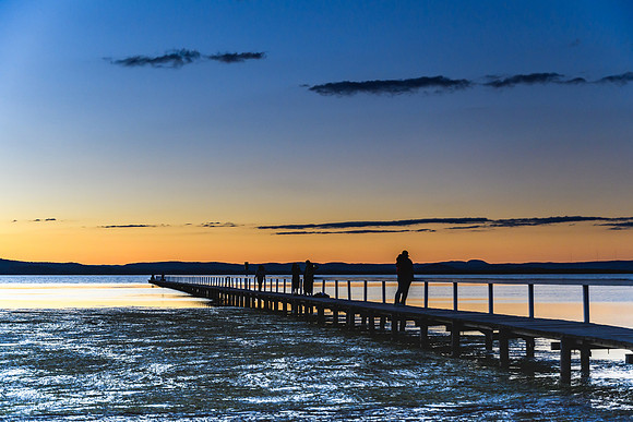 Silhouettes and Sunset at Long Jetty