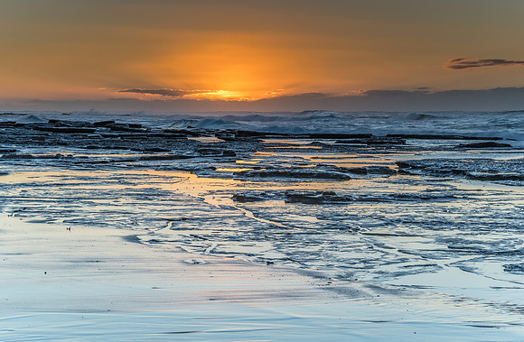 Clear Skies Sunrise Seascape