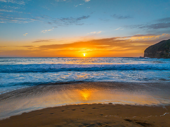 Summer Sunrise at the Seaside