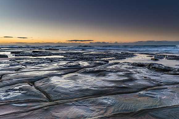 Clear Skies Sunrise Seascape