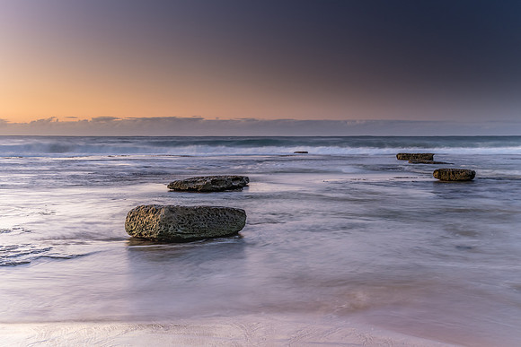 Clear Skies Sunrise Seascape